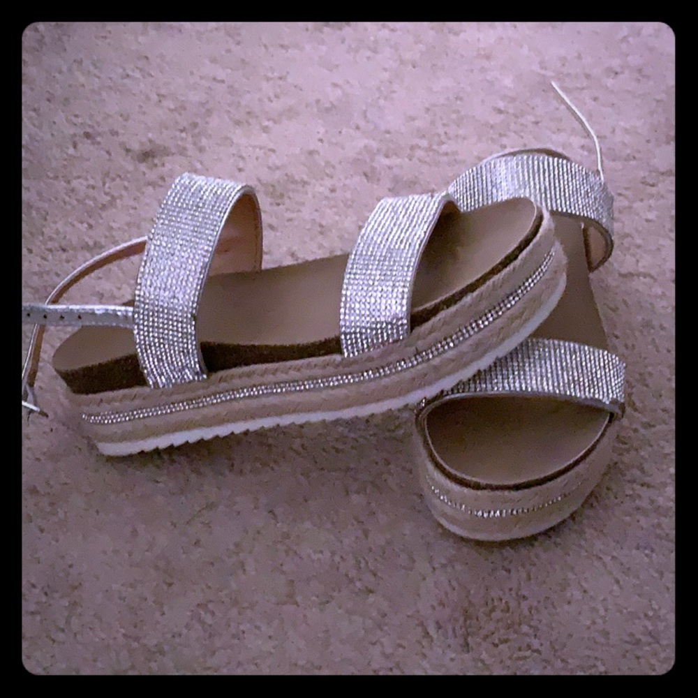 Madden Girl Rhinestone Platform Espadrille
